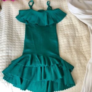 Ronny Kobo bodycon green dress